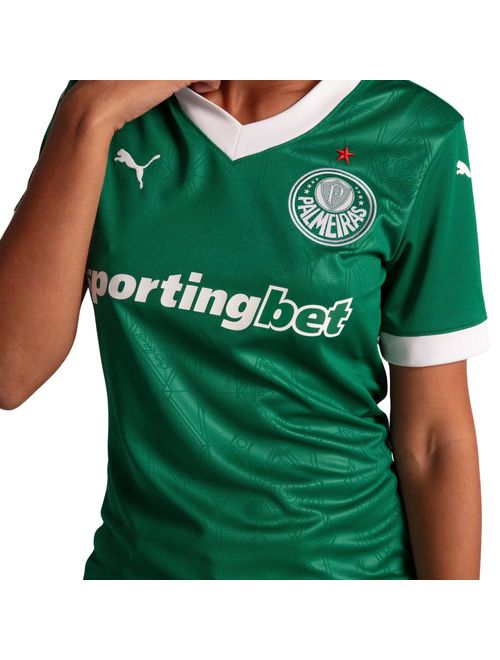 Camisa Palmeiras I 25/26 Puma Torcedora Feminina - Verde