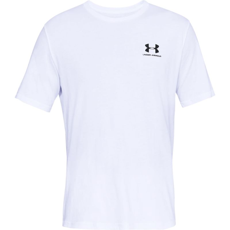 Camiseta Under Armour Left Chest Masculina - Branca