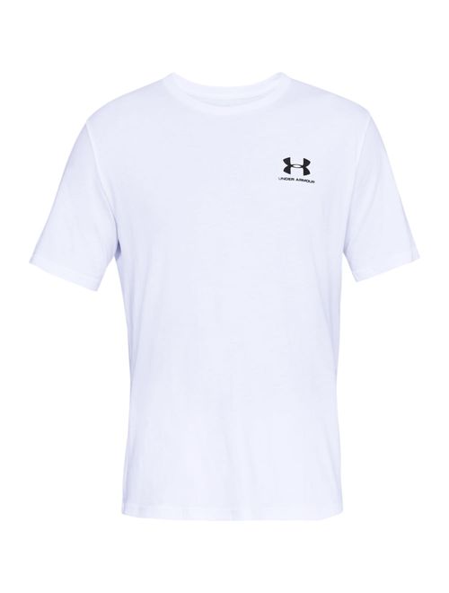 Camiseta Under Armour Sportstyle Left Chest Masculina - Branca