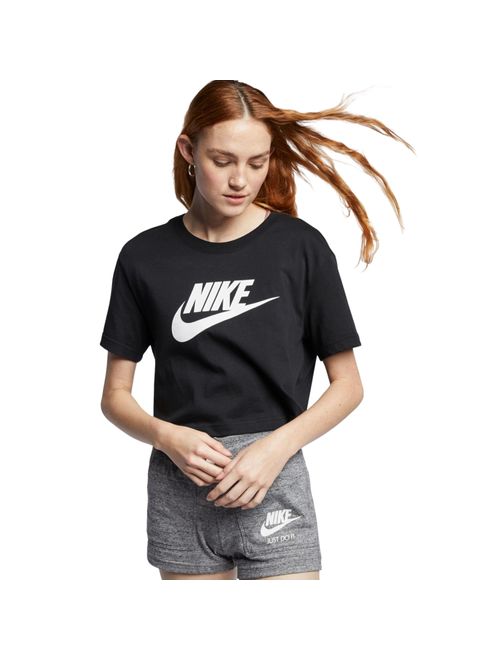 Camiseta Nike Sportswear Essential Feminina - Preta