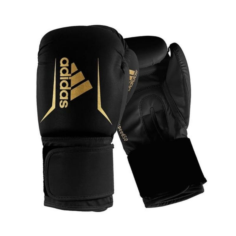Luva-De-Boxe-Adidas-Speed-50-Unissex---Preta--Dourada