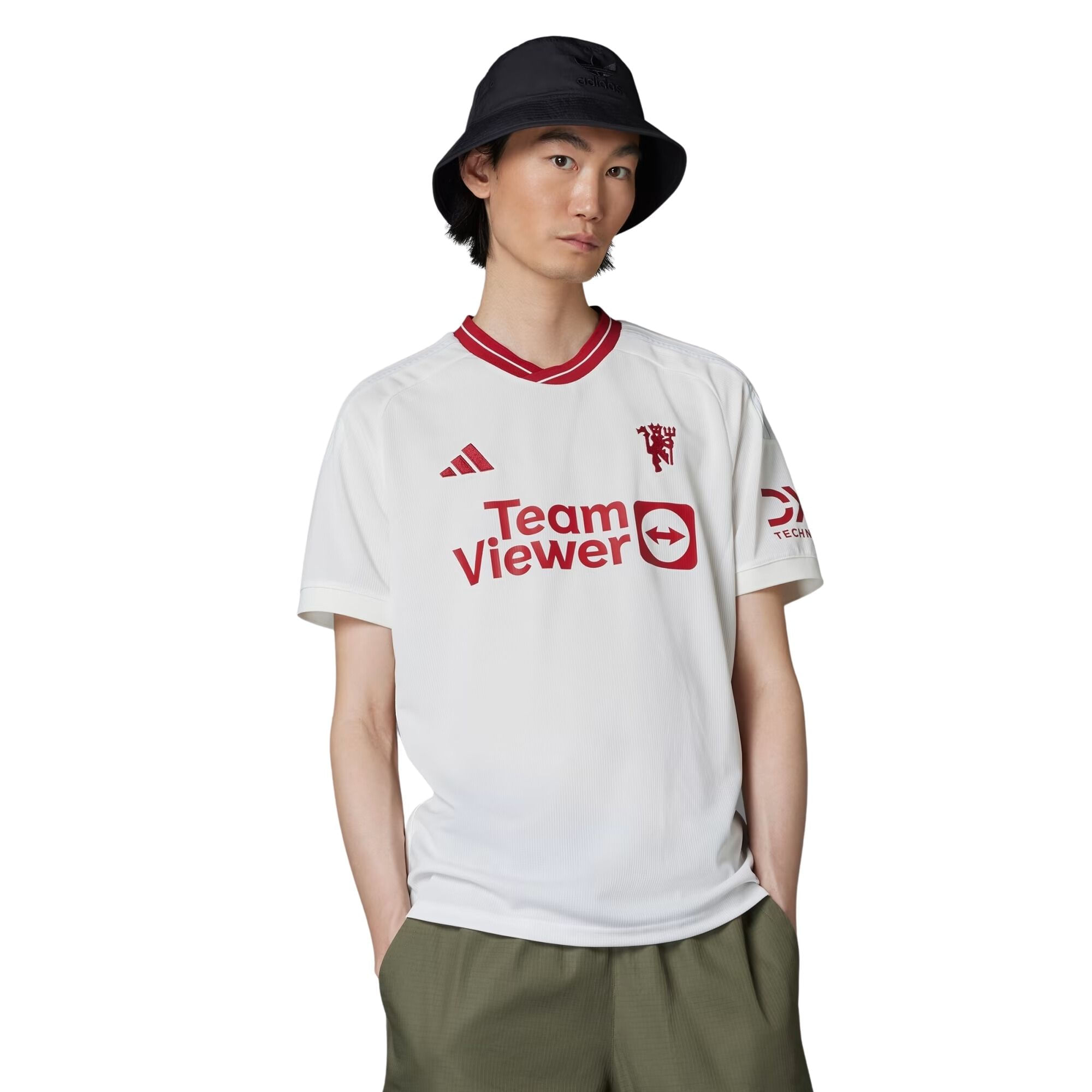 Camisa Manchester United III 23/24 Adidas Masculina - Branca