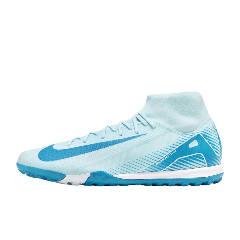 Chuteira Society Nike Mercurial Zoom Superfly 10 Academy Masculina - Azul