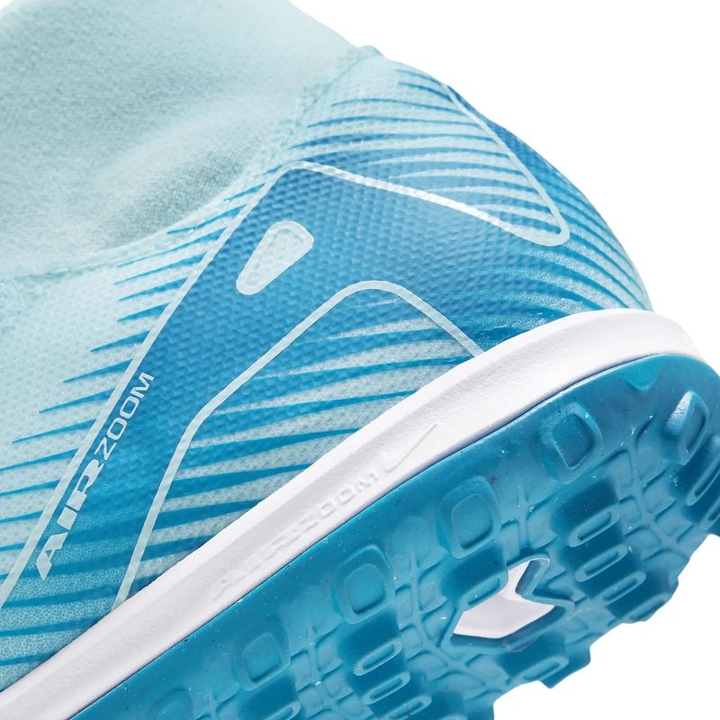 Chuteira Society Nike Mercurial Zoom Superfly 10 Academy Masculina - Azul