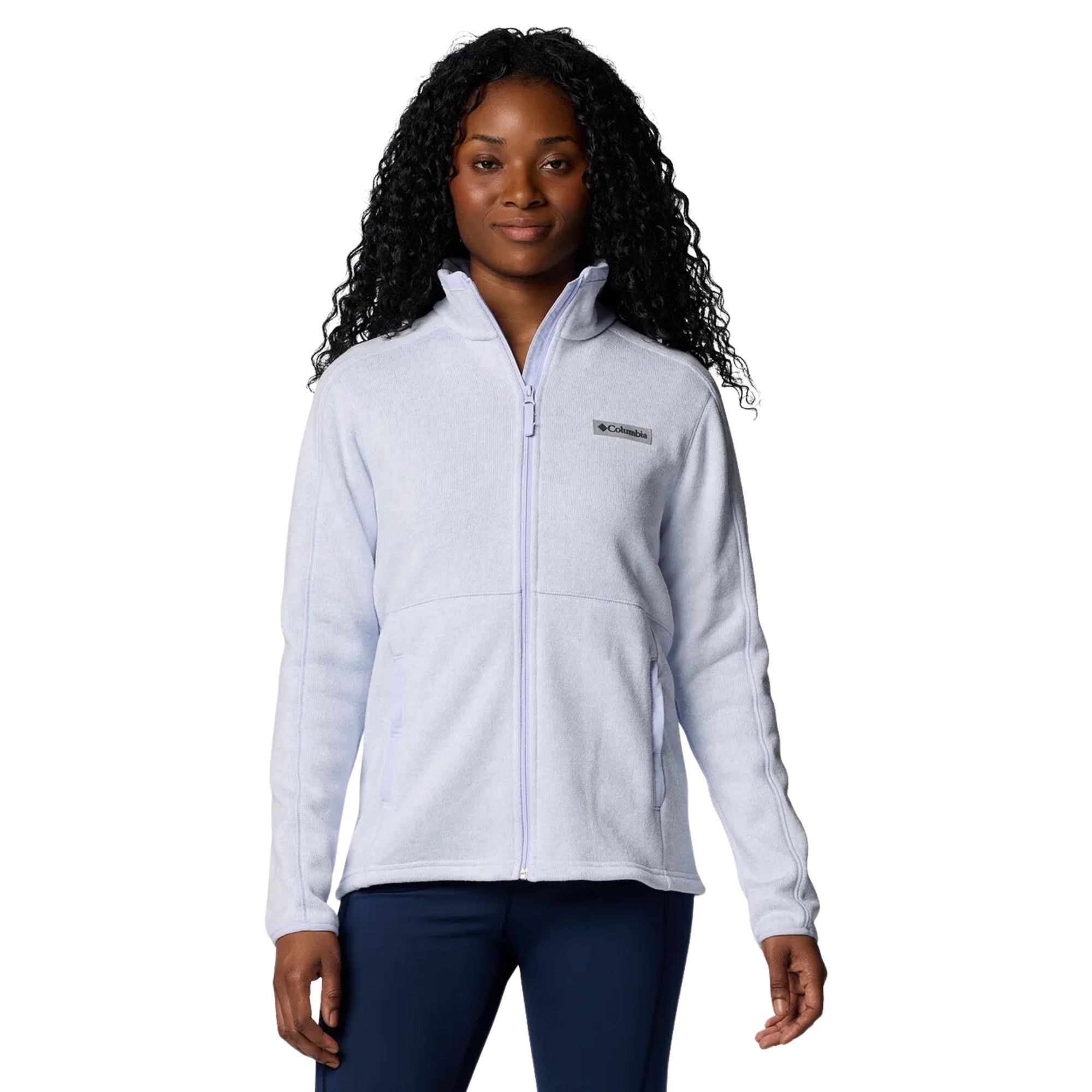 Jaqueta Columbia Sweater Weather Full Zip II Feminina - Lilás