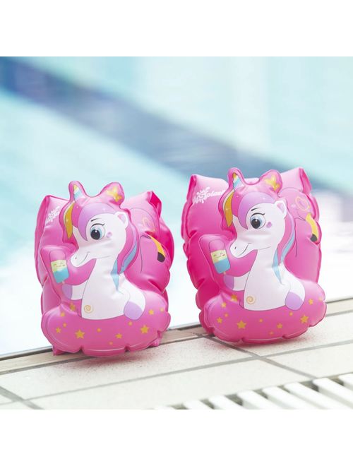 Boia De Braço Speedo Kidsplash Unicórnio Infantil - Rosa