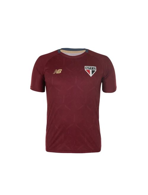 Camisa São Paulo 25/26 New Balance Treino Masculina - Bordô