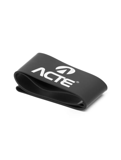 Mini Faixa Elástica Acte Band Extra Forte 1.2 Mm Unissex - Preto