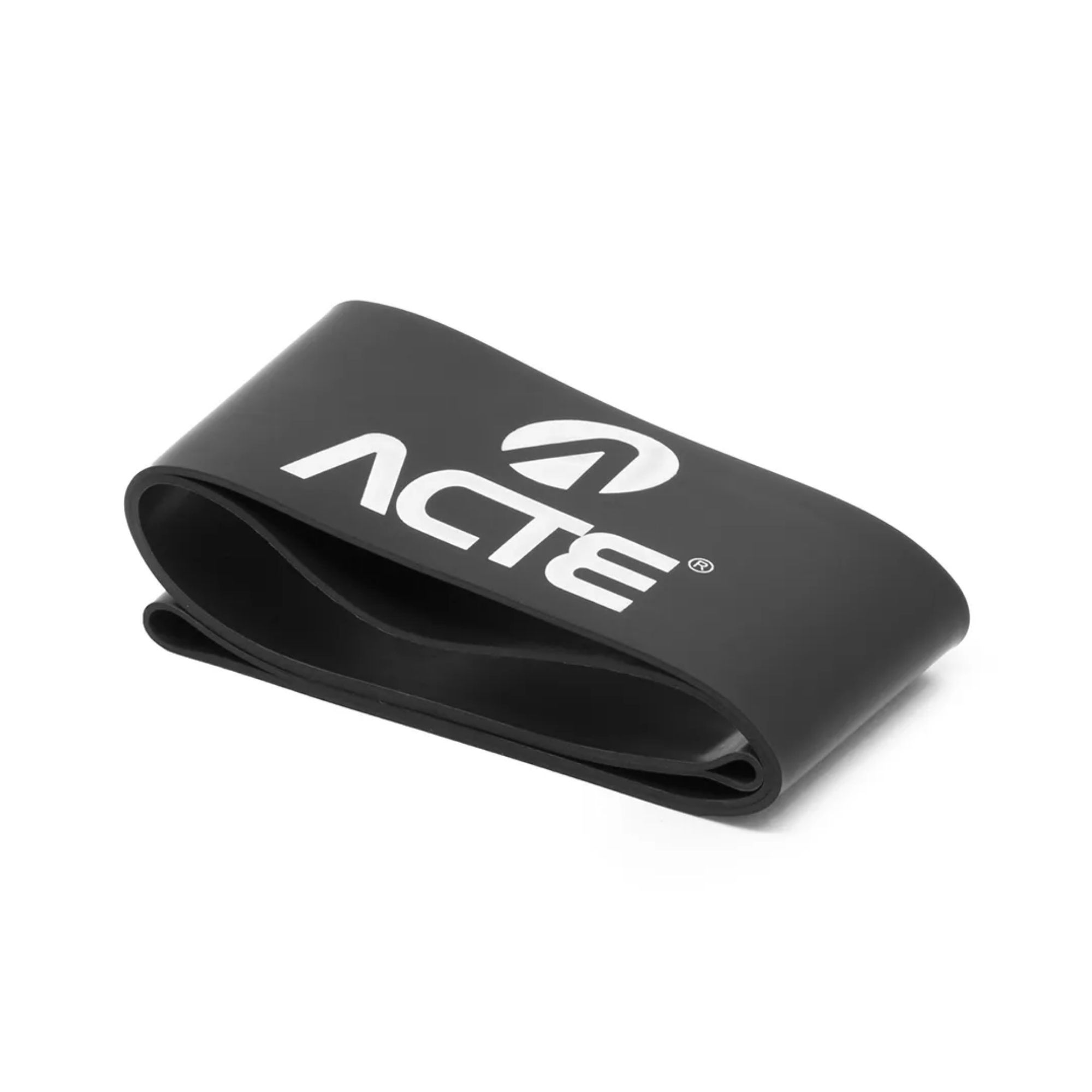 Mini Faixa Elástica Acte Band Extra Forte 1.2 Mm Unissex - Preto