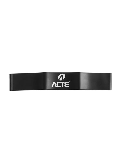 Mini Faixa Elástica Acte Band Extra Forte 1.2 Mm Unissex - Preto