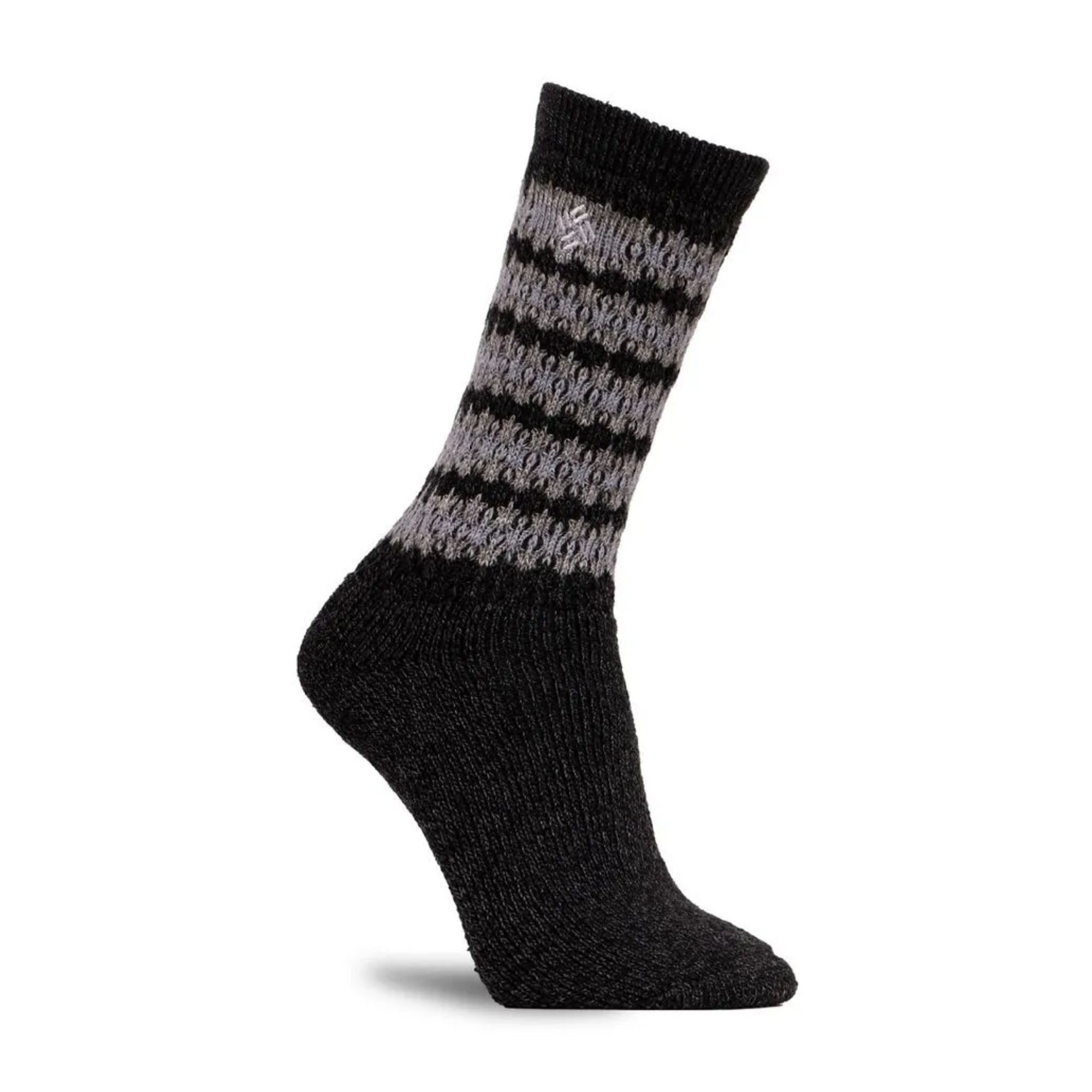 Meia Columbia Texture Wool Crew Feminina - Preta