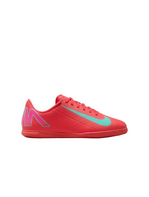 Chuteira Futsal Nike Mercurial Vapor 16 Club Infantil - Vermelha/Turquesa
