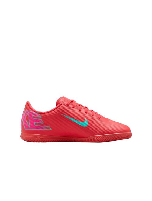 Chuteira Futsal Nike Mercurial Vapor 16 Club Infantil - Vermelha/Turquesa