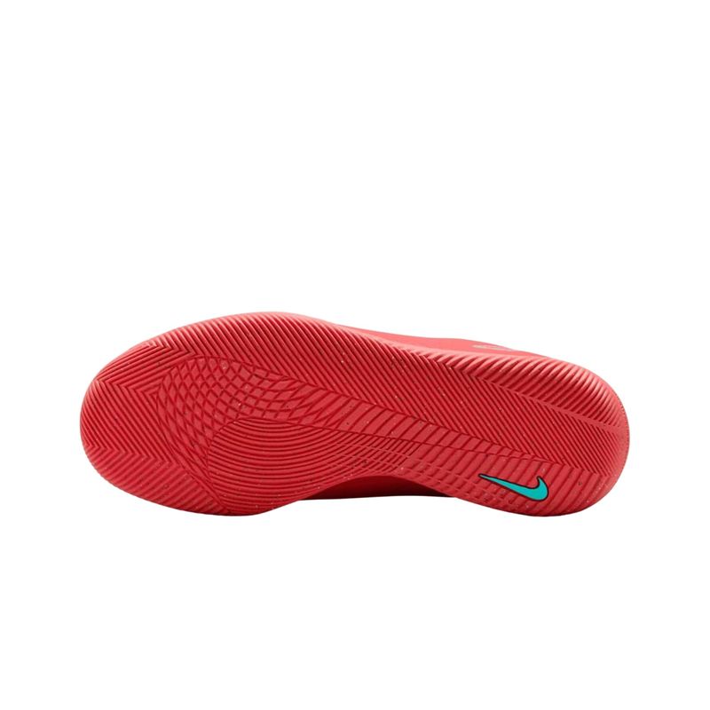 chuteira-futsal-nike-mercurial-vapor-16-club-infantil-vermelha-turquesa