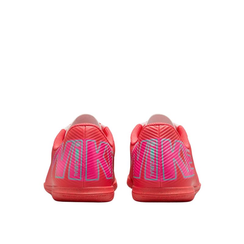 chuteira-futsal-nike-mercurial-vapor-16-club-infantil-vermelha-turquesa