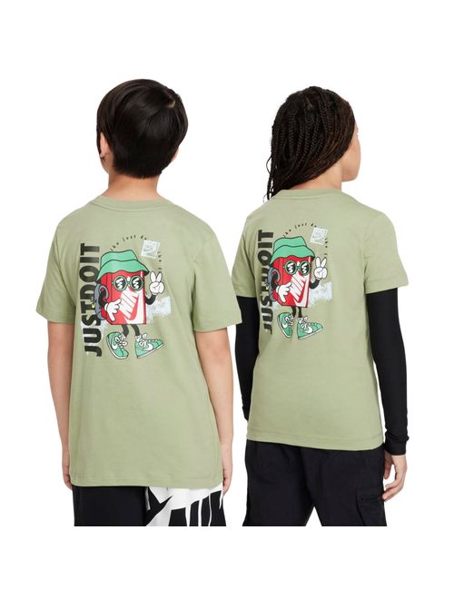 Camiseta Nike Sportswear Boxy 2 Infantil - Verde