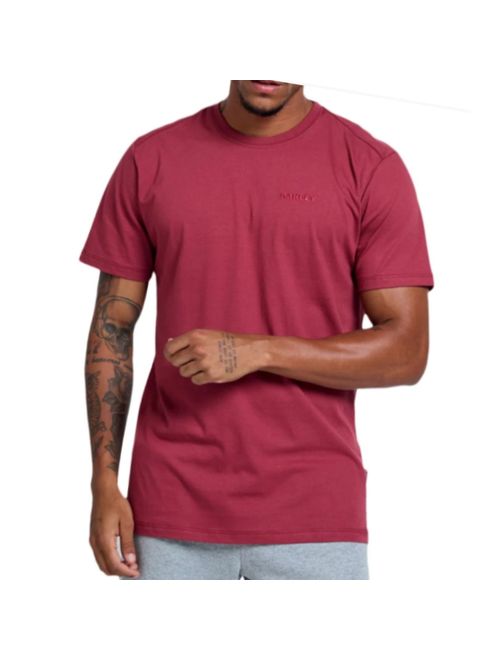 Camiseta Oakley Bark Tee Masculina - Bordô