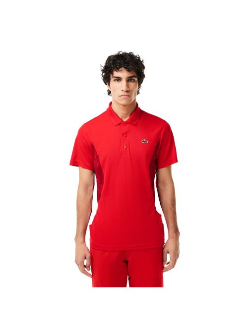 Camisa Polo Lacoste Novak Djokovic Ultra-Dry Masculina - Vermelha