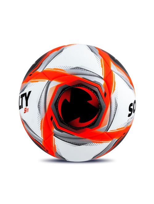 Bola Society Penalty S11 Ecoknit XXV Unissex - Branca/Vermelha