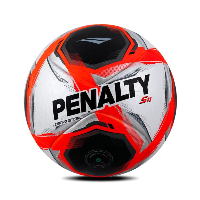 bola-campo-penalty-s11-r1-xxv-unissex-branca-vermelha