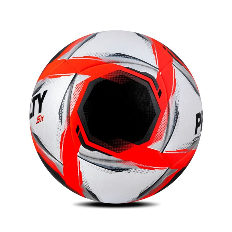 bola-campo-penalty-s11-r1-xxv-unissex-branca-vermelha