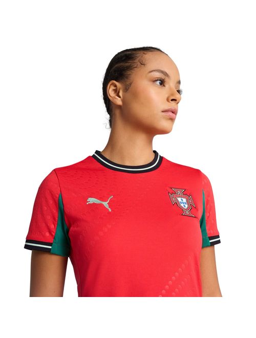 Camisa Portugal I 25/26 Puma Feminina - Vermelha