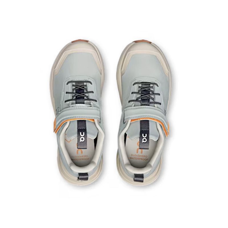 tenis-on-running-cloudhero-waterproof-infantil-azul-branco