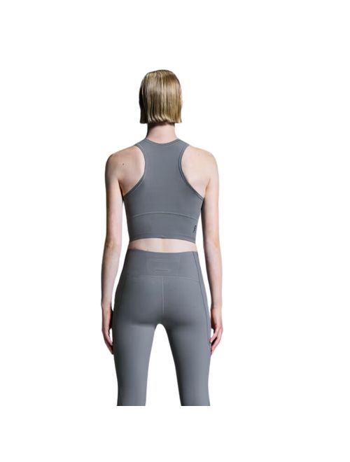 Top On Running Studio Crop Feminino - Cinza