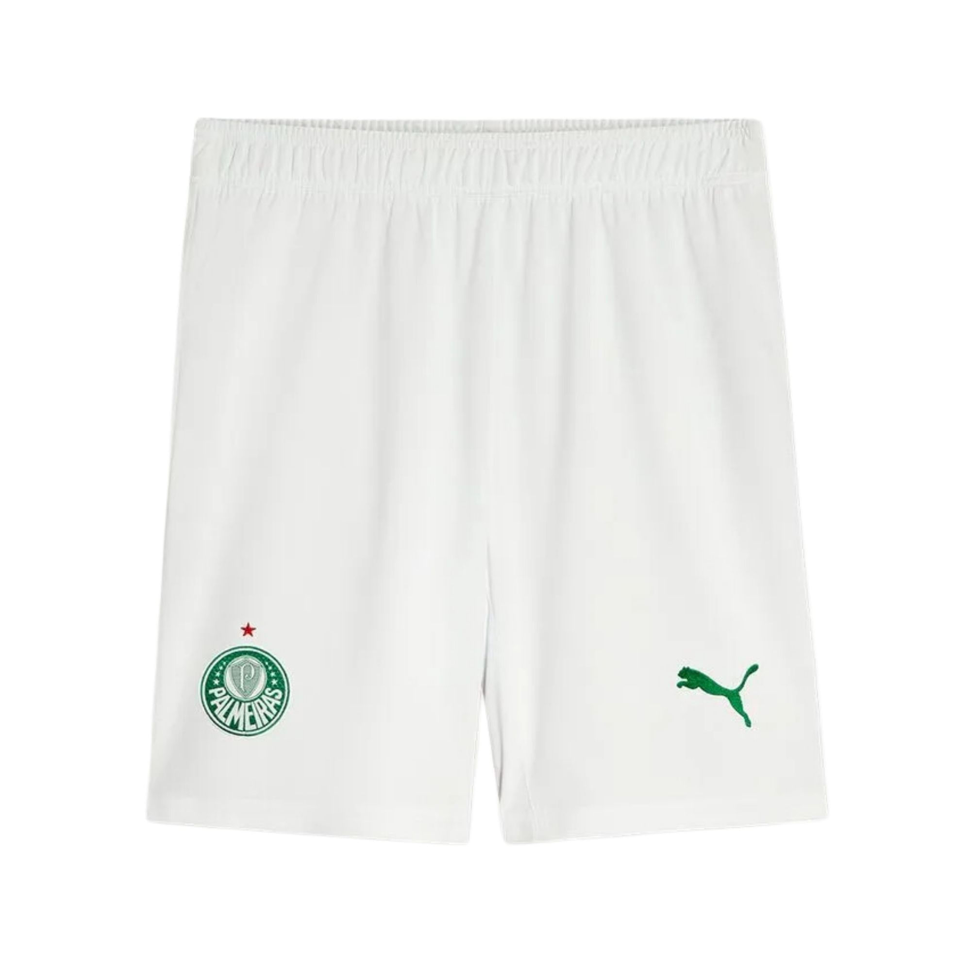 Calção Palmeiras I 25/26 Puma Torcedor Masculino - Branco