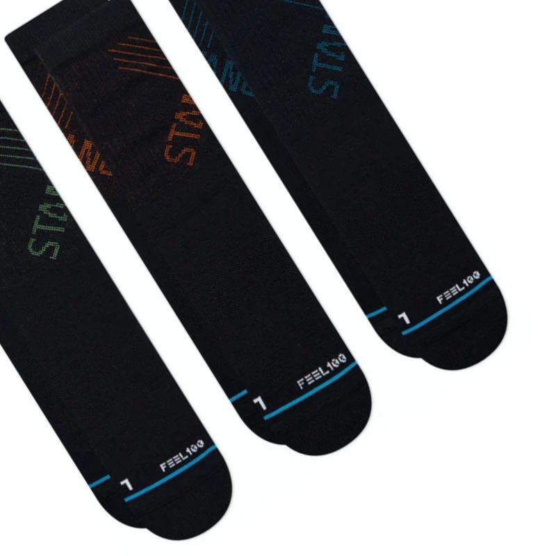 kit-meia-stance-prime-crew-cano-alto-3p-masculina-preta