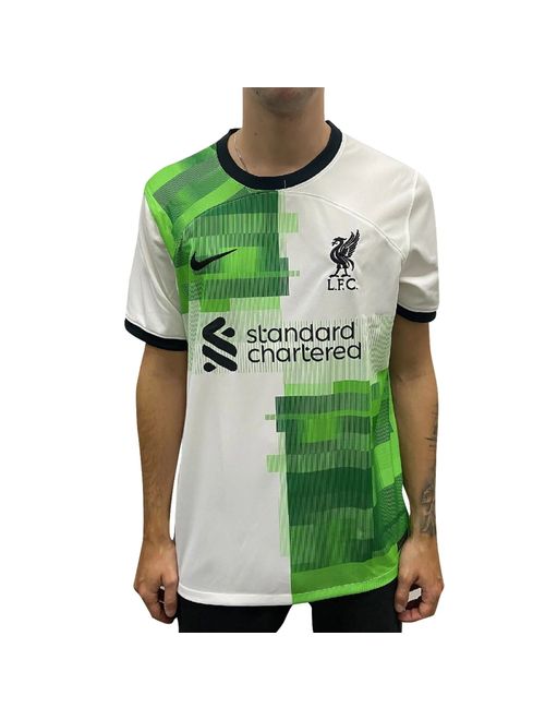 Camisa Liverpool 23/24 Nike Torcedor Stadium Masculina - Branca/Verde
