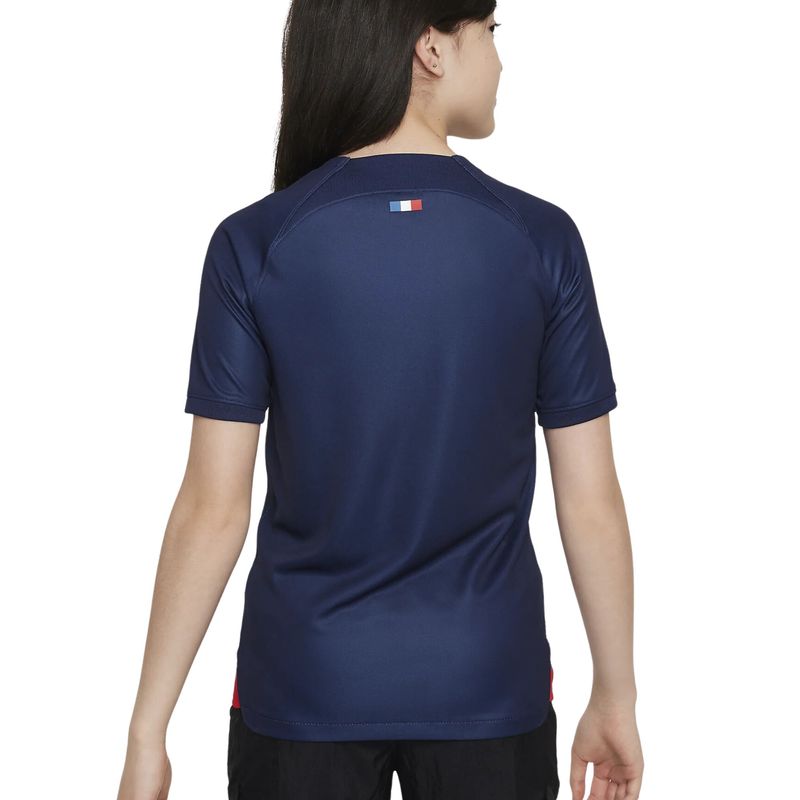 Camisa-Paris-Saint-Germain-23-24-Nike-Stadium-Home-Infantil---Azul-Marinho
