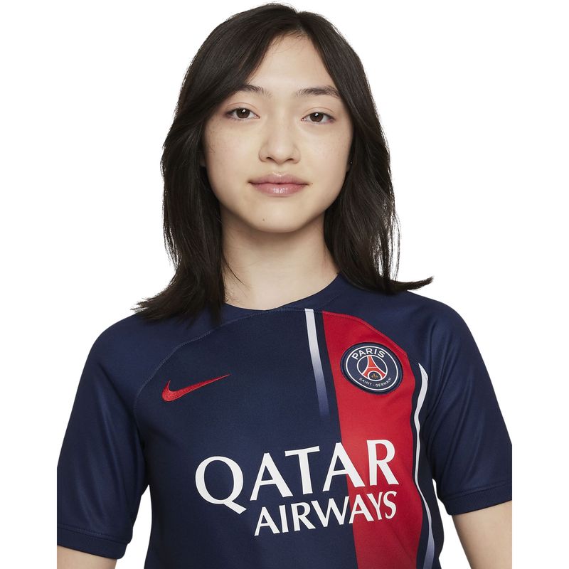 Camisa-Paris-Saint-Germain-23-24-Nike-Stadium-Home-Infantil---Azul-Marinho