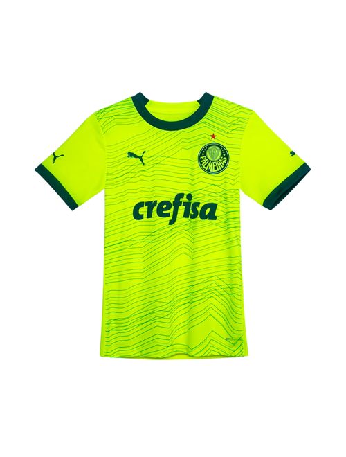 Camisa Palmeiras III 23/24 Puma Torcedor Feminina - Verde Limão