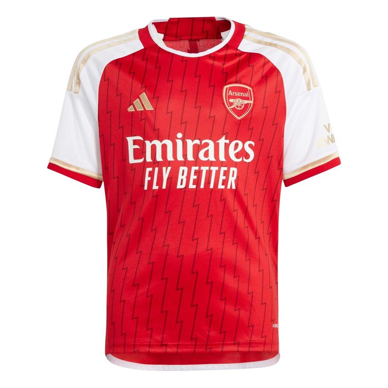 Camisa-Arsenal-I-23-24-Adidas-Infantil---Vermelha-Branca