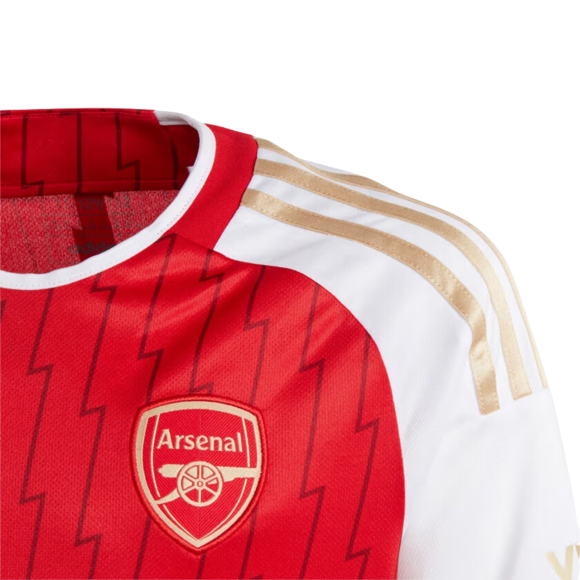 Camisa Arsenal I 23/24 Adidas Infantil - Vermelha/Branca - Bayard