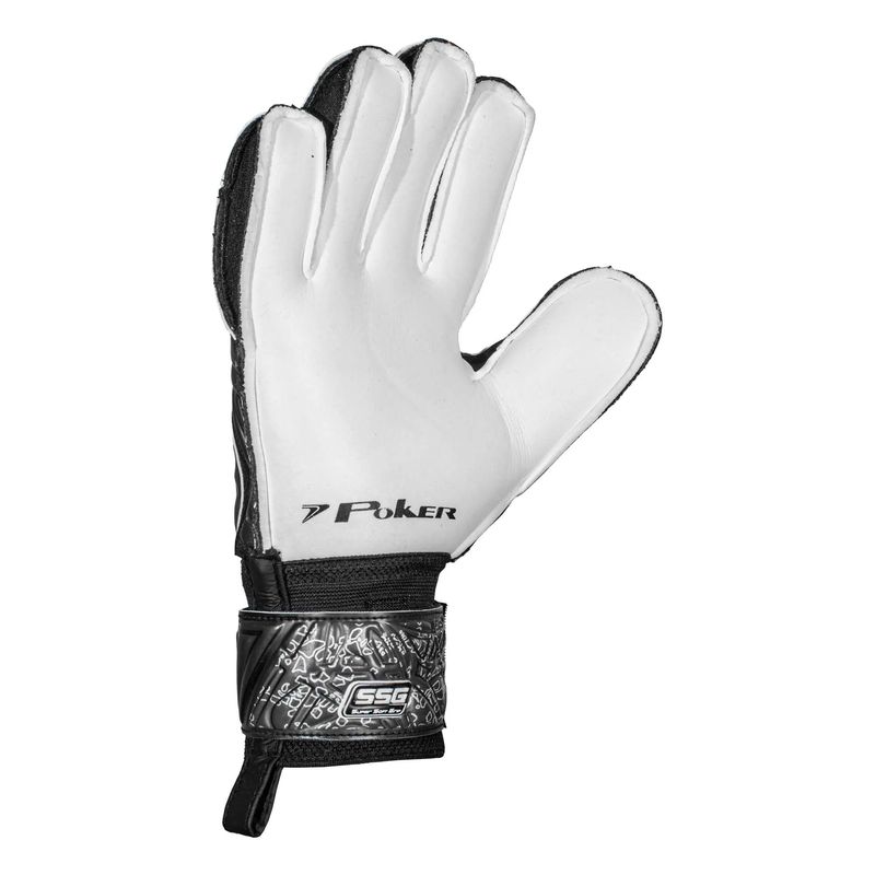 Luva-Goleiro-Poker-Firmness-4-Unissex---Preta-Cinza
