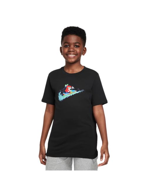 Camiseta Nike Sportswear Boxy1 Infantil - Preta