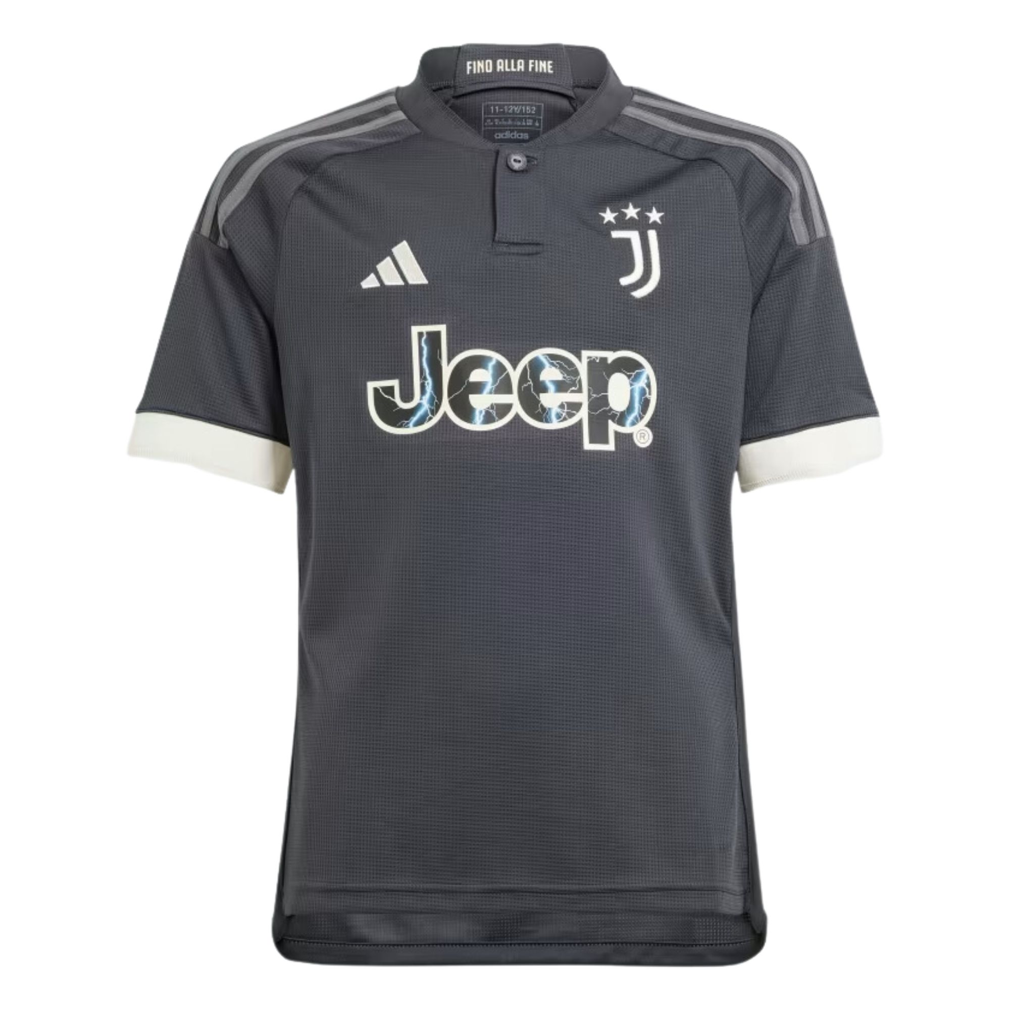 Camisa Juventus 23/24 III Adidas Infantil - Cinza/Branca