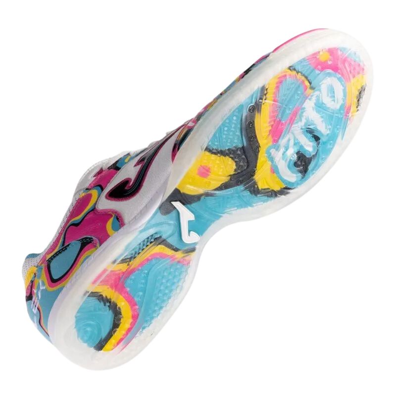 chuteira-futsal-joma-top-flex-pito-masculina-rosa-branca