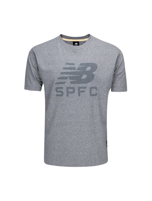 Camisa São Paulo 25/26 New Balance Concentração Masculina - Cinza