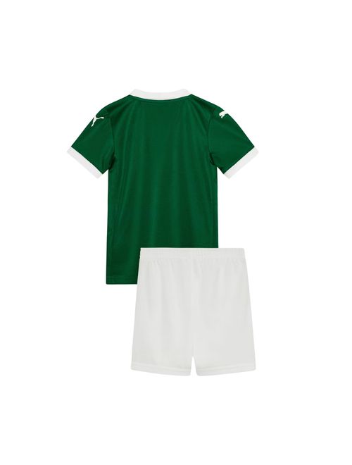 Conjunto Palmeiras I 25/26 Puma Torcedor Infantil - Verde/Branco