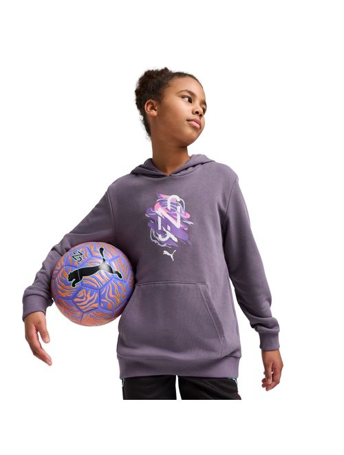 Blusão Com Capuz Puma Neymar Creativity Infantil - Roxo