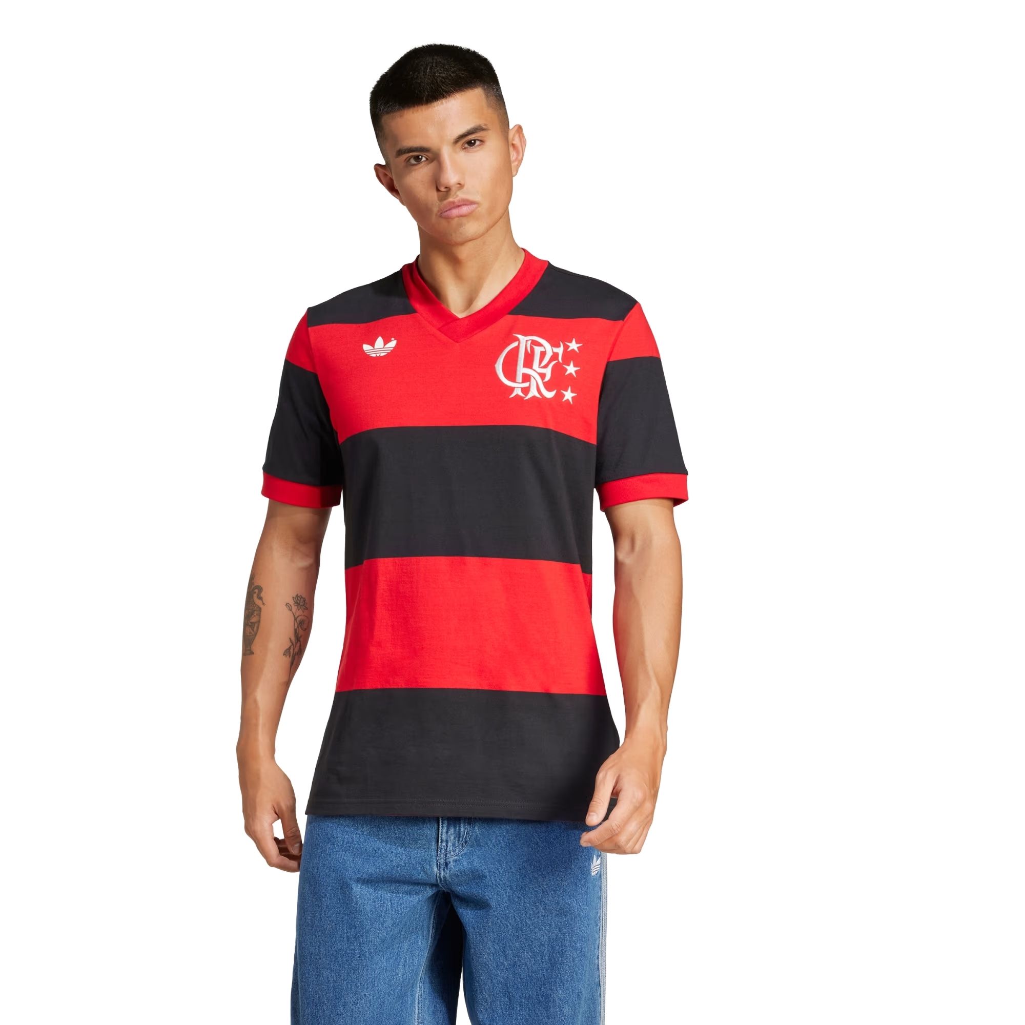 Camisa Flamengo 81 I 25/26 Adidas Masculina - Vermelha/Preta