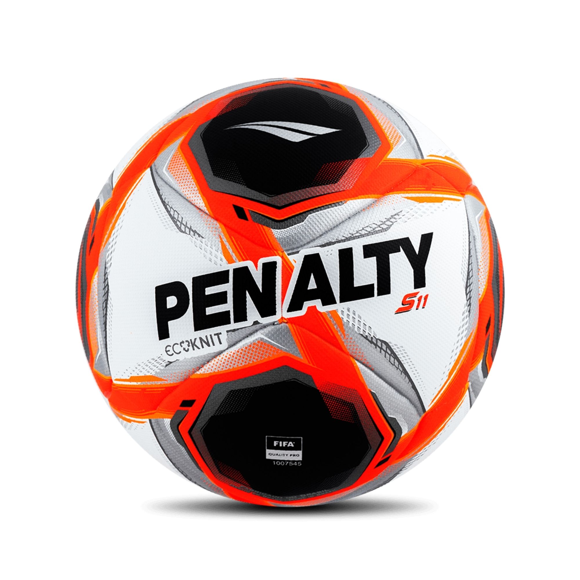 Bola Campo Penalty S11 Ecoknit XXV Unissex - Branca/Vermelha
