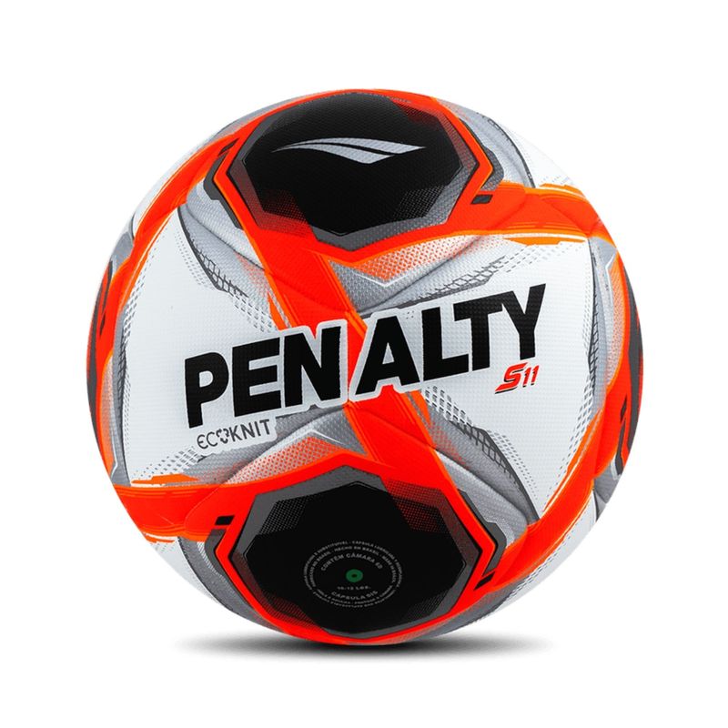 bola-campo-penalty-s11-ecoknit-xxv-unissex-branca-vermelha