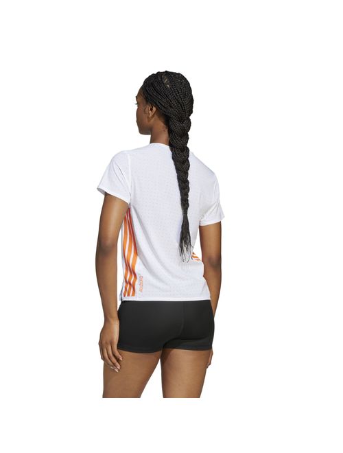 Camisetat Adidas Adizero Tee W Feminina - Branca