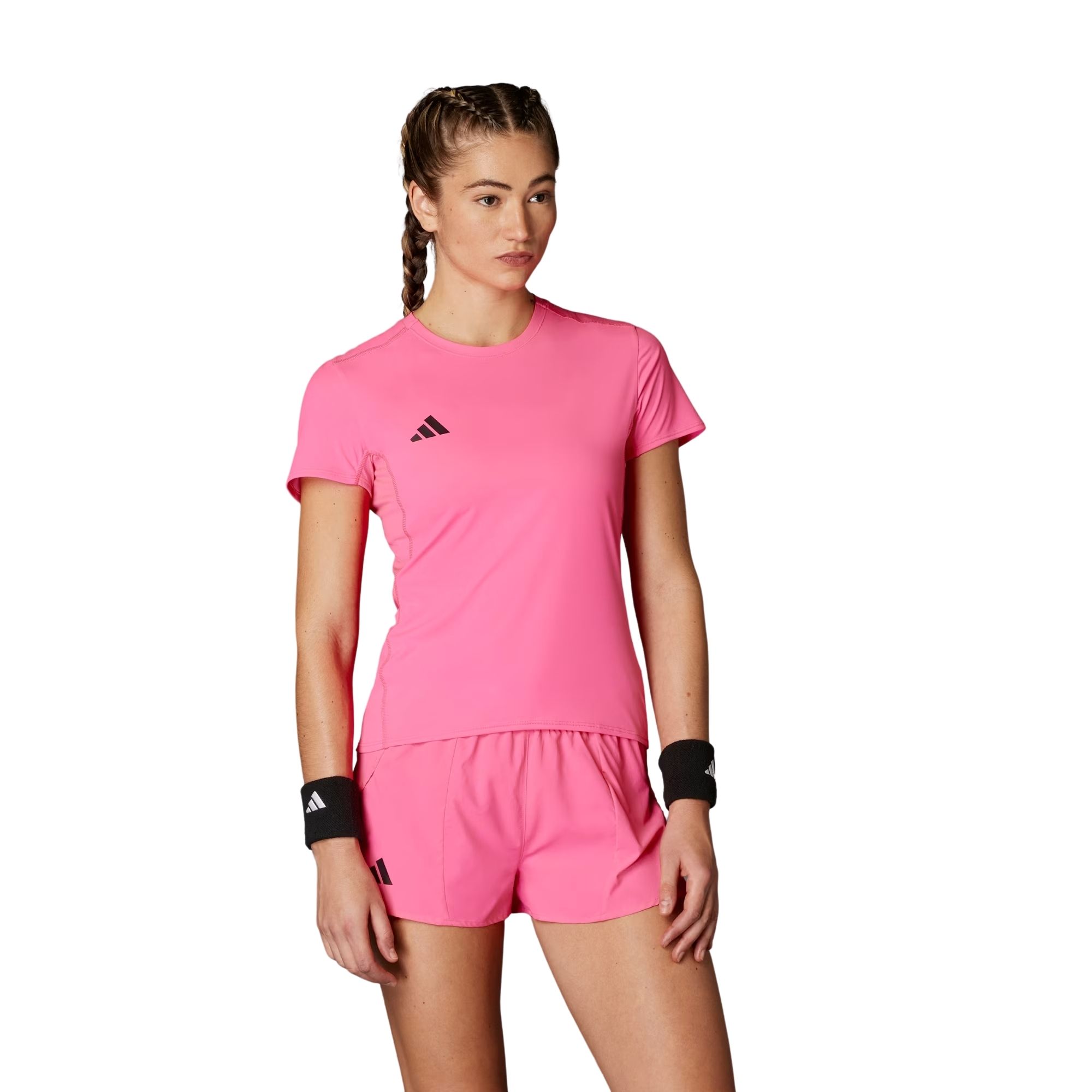 Camiseta Adidas Adizero Essentials Feminina - Pink