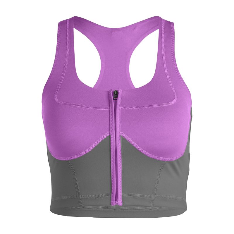 top-adidas-stella-mccartney-bicolor-feminino-lilas-cinza