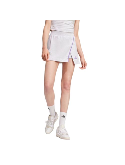 Saia Shorts Adidas Color Block Feminina - Cinza